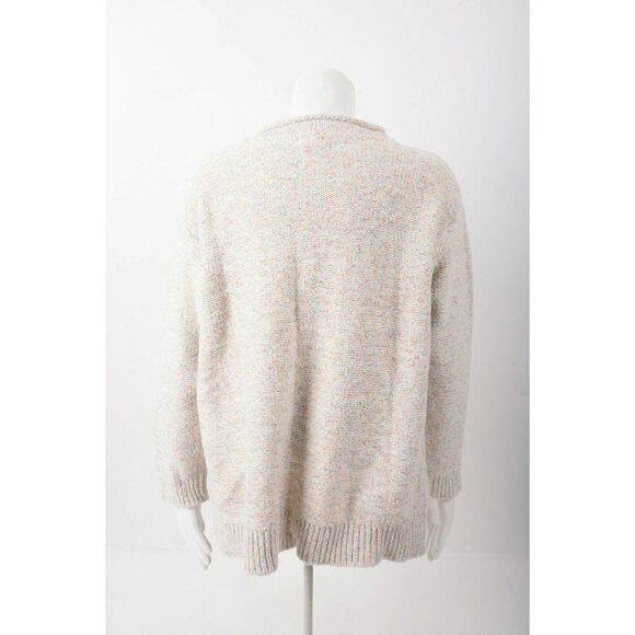 Lou & Grey Womans Sweater Size M Multicolor Pullover Rolled Neck Rainbow - Picture 4 of 6